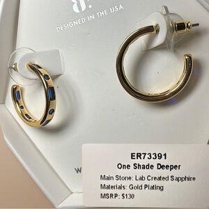 Bomb party one shade deeper, sapphire on gold